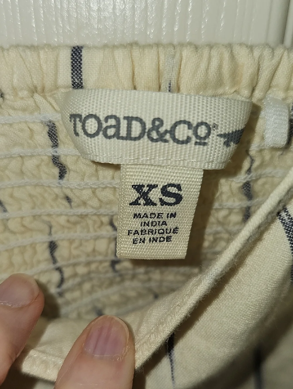 Toad & Co. Women's Fresco Dress - Cream And Black Size XS - Picture 3 of 9